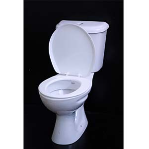 Top Flush Toilet Close Couple White