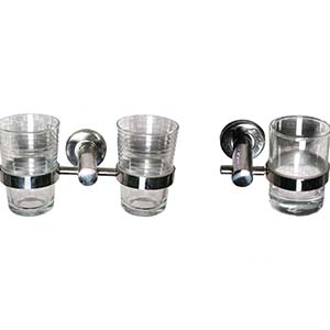 Clear Toothbrush Holder Set