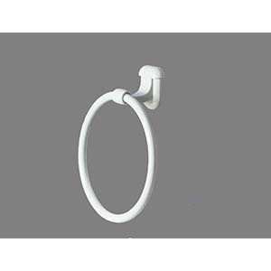 N079 Abs White Plastic Towel Ring