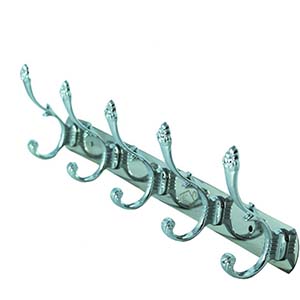 N118 5Hooks With A Flower Pattern