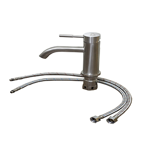 BM2011 Ss304 Curved Nose  Bassin Mixer
