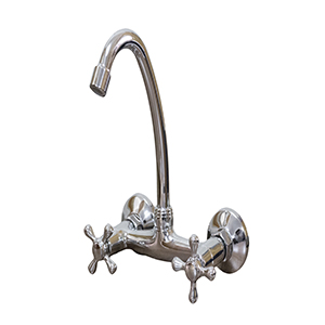 EG6011 Wall-Mounted Chrome Kitchen Faucet