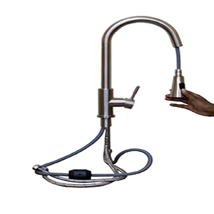 PU2331 SS304 Long Neck With A Pull Down Flex Kitchen Mixer