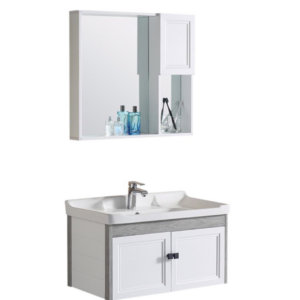 Modern Bathroom Cabinet w Vanity Mirror – BCX 2603W